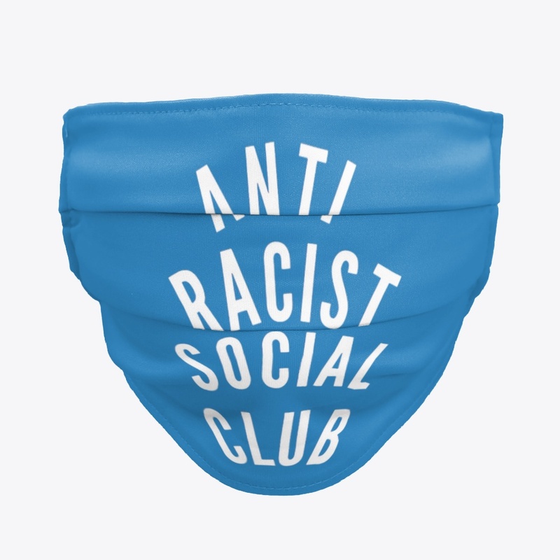 Anti Racist Social Club Face Mask Logo