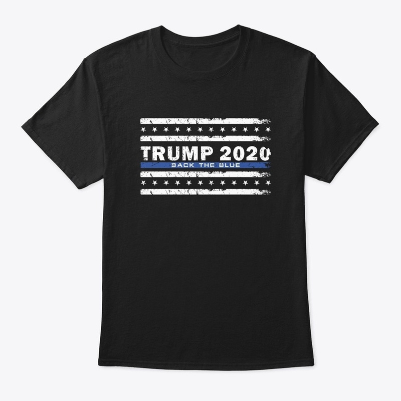 Back the Blue Thin Blue Line American Fl