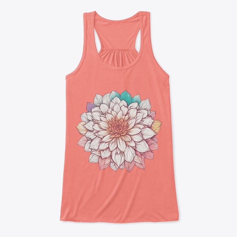 Colorful Dahlia Bloom Flower