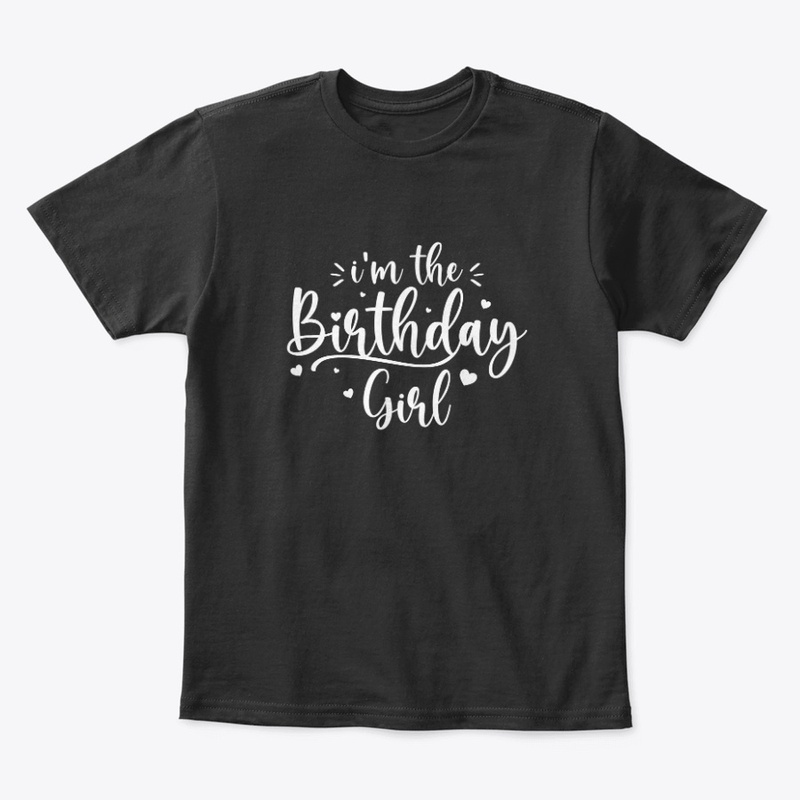 Birthday girl with crown t shirt design 
