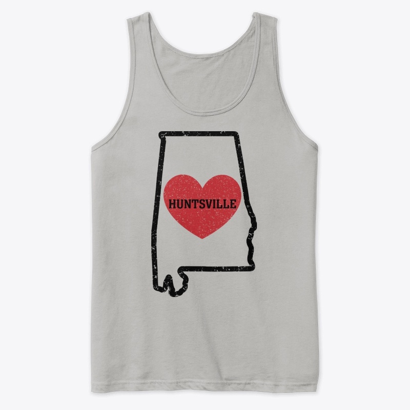 Huntsville Alabama Heart Shirt City 