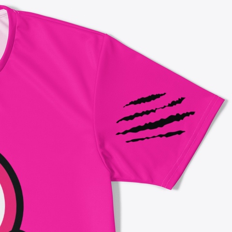 Mnstr Games   Jersey Hot Pink T-Shirt Sleeve