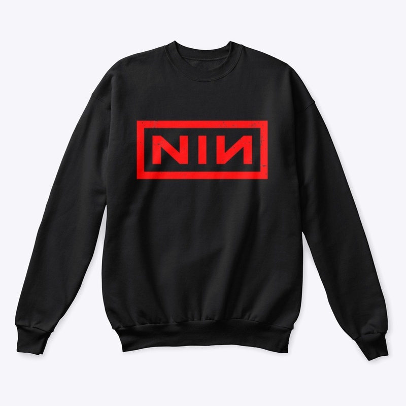 NIN - (Distressed in Red)