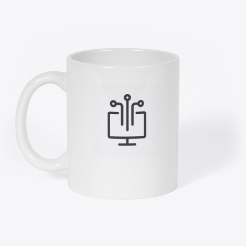 Coffee Mug White T-Shirt Front