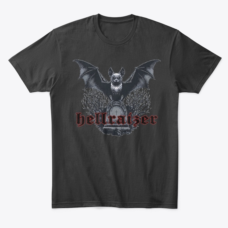 HellRaizer Bat on Tombstone
