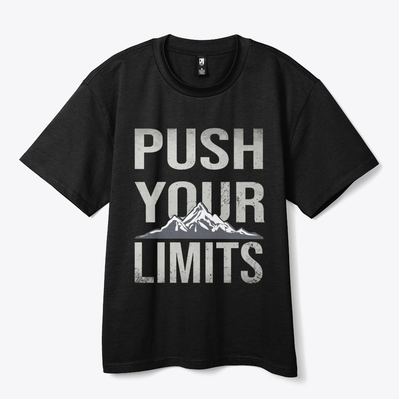Push Your Limits Typography T-shirt