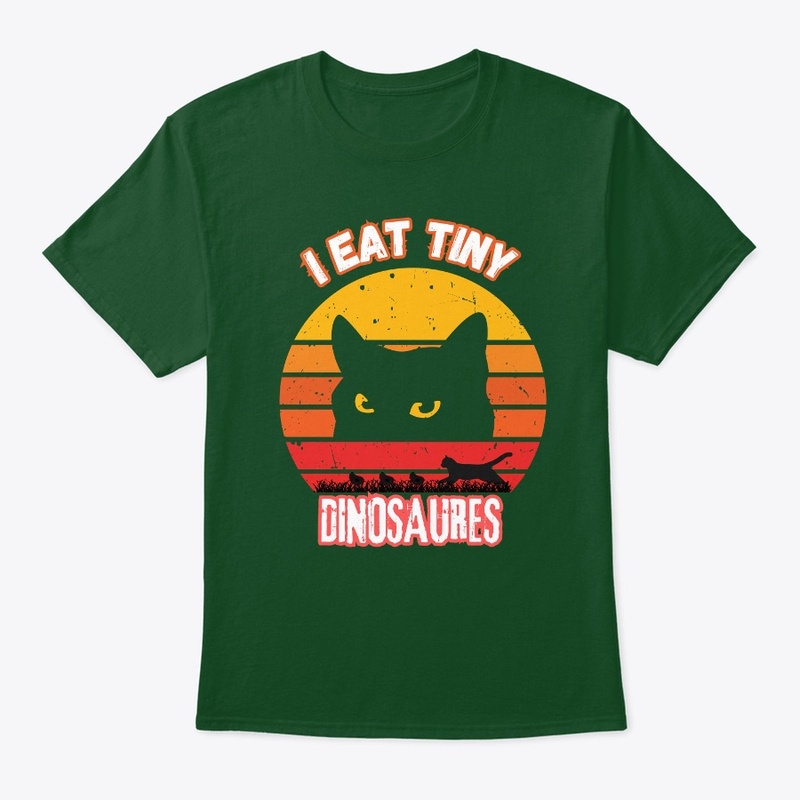 i eat tiny dinosaurs cat lovers tshirt