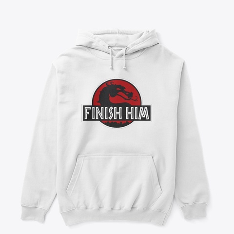 Finish Him Kollection White T-Shirt Front