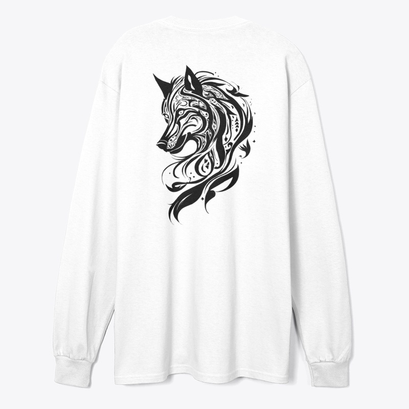Midnight Howl: Mystical Wolf Graphic