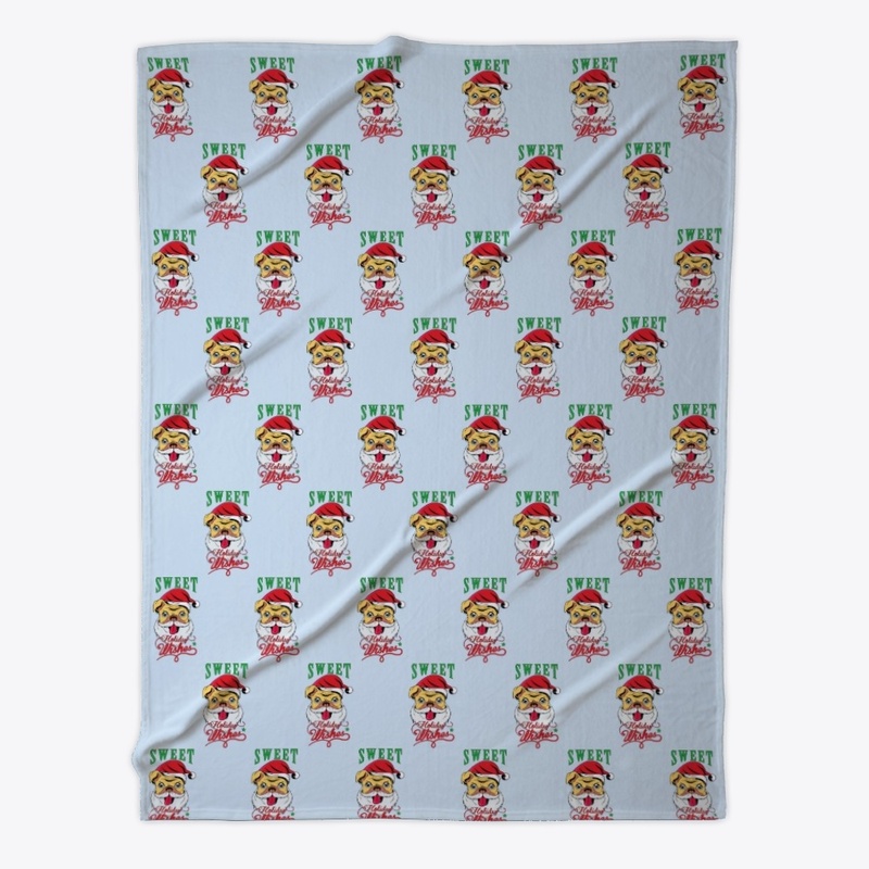 Merry Christmas Pug Sweet Holiday Wishes