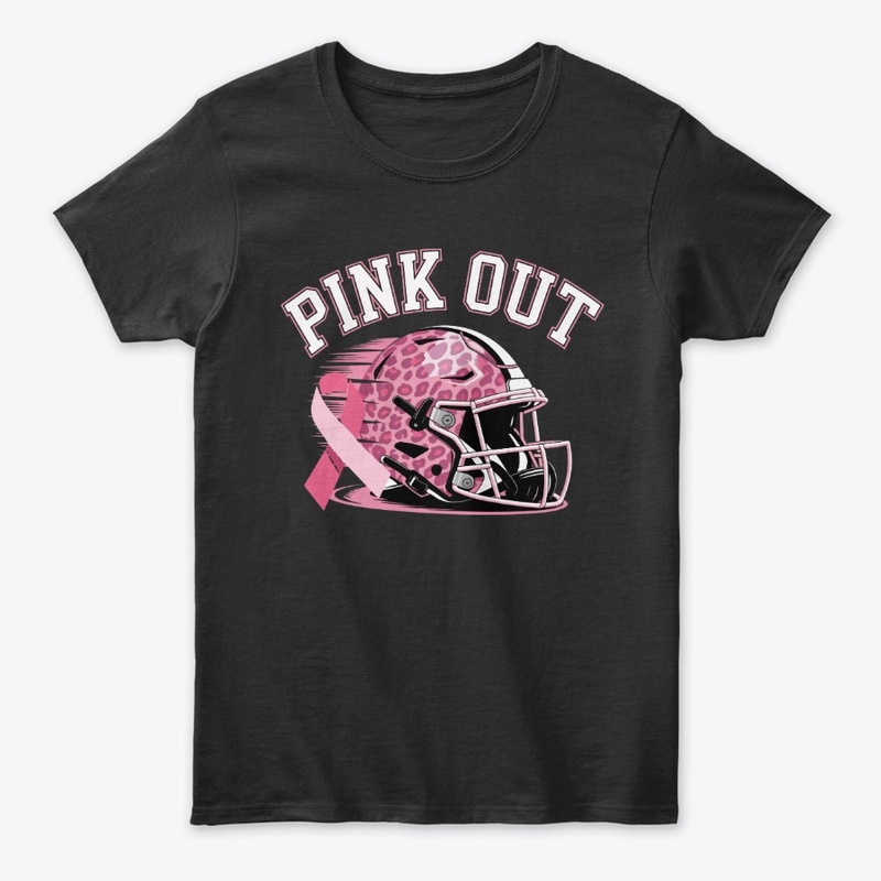 Funny Pink Out Football