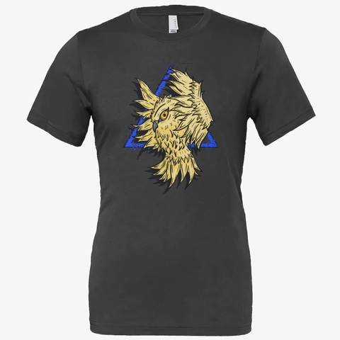 Golden Owl  Black Camiseta Front