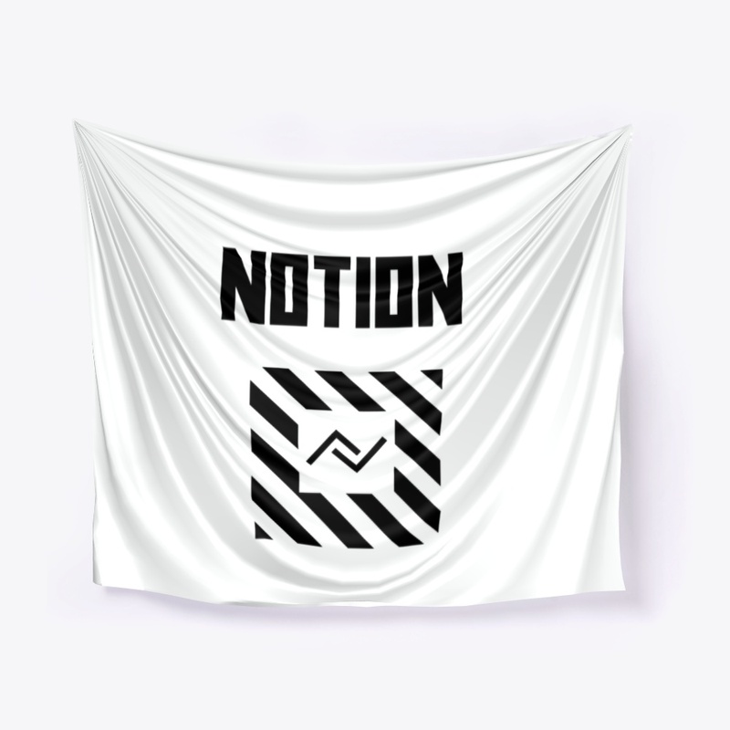 Notion wall Tapestry - Black & White