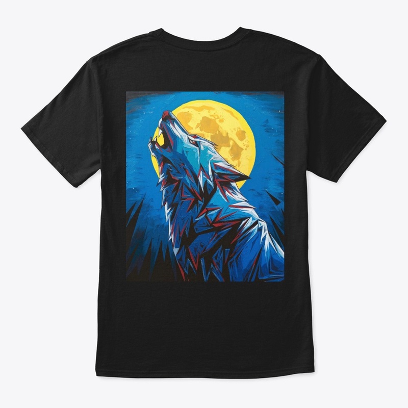 Wolf and Moon