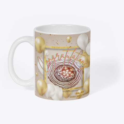 Tech Star Tropics Congratulations Mug White T-Shirt Front