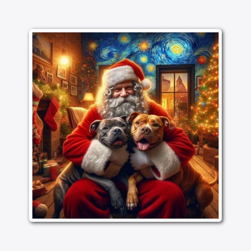 Pitbulls & Santa