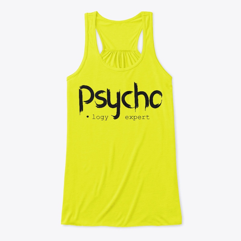 PSYCHO -logy Expert in Black Print