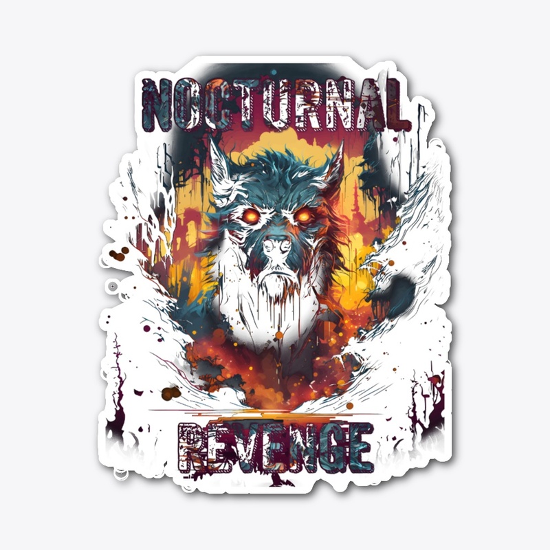 Nocturnal Revenge Wolf In The Swamp