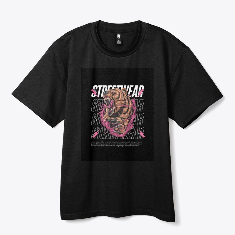 Heavy tee printed tshirt