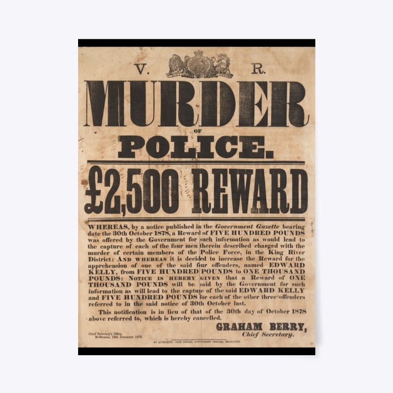 Ned Kelly Wanted Poster