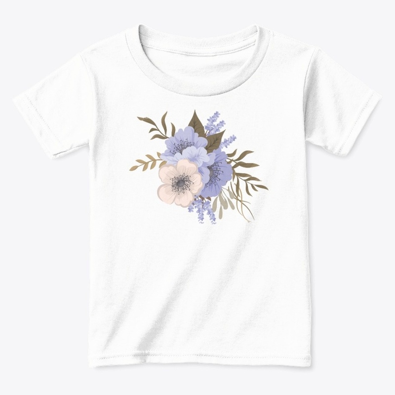 Realistic Blue Flower Design