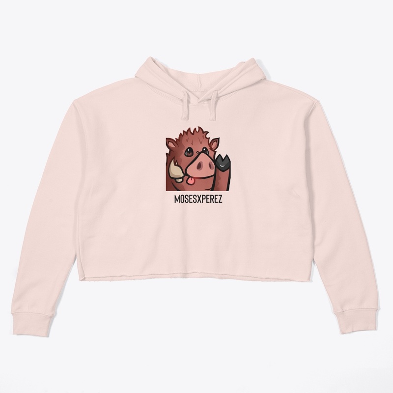 Hi Pumbaa Cropped Hoodie