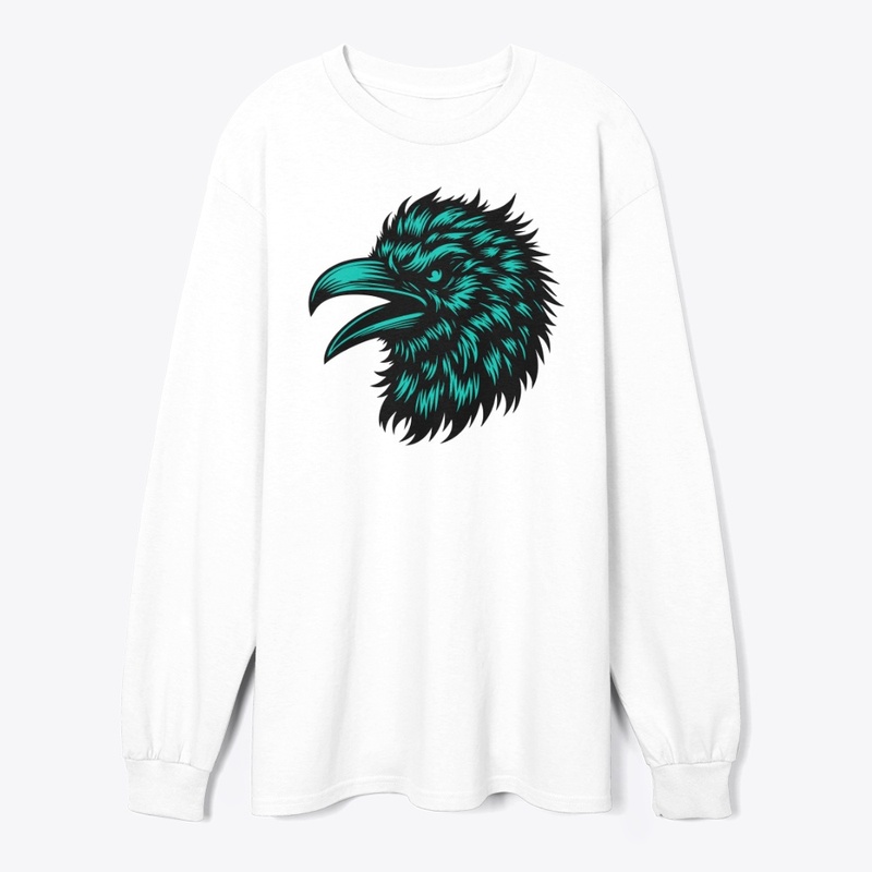 Majestic Crow Head Graphic