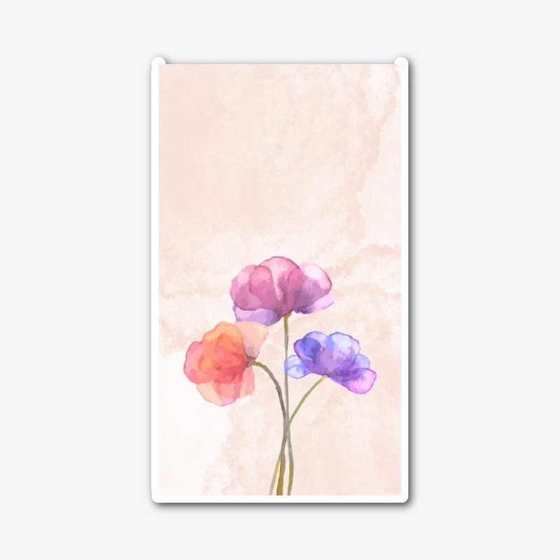 Aesthetic Warm Poppy Flower T-shirt