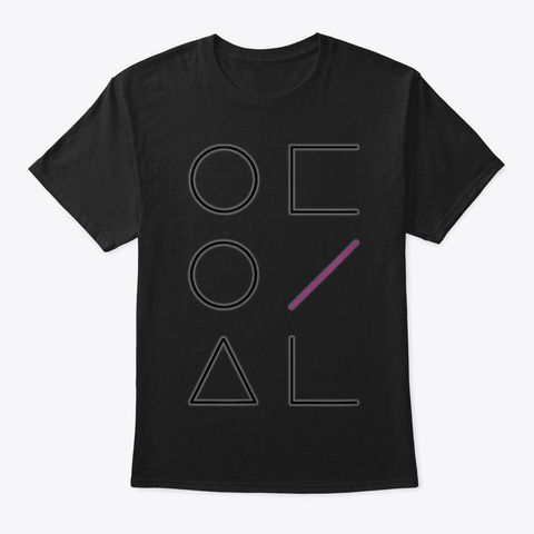 Mens Mens Tshirt Kpop Loona Korean Girl  Black T-Shirt Front