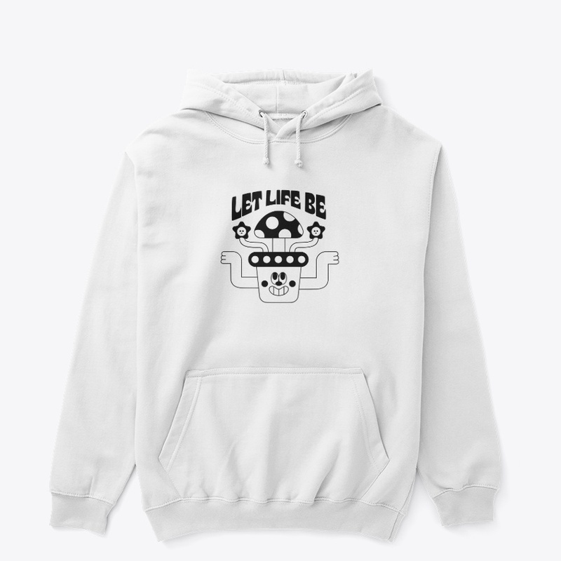 Graphic Printed T-shirt - "Let Life Be" 
