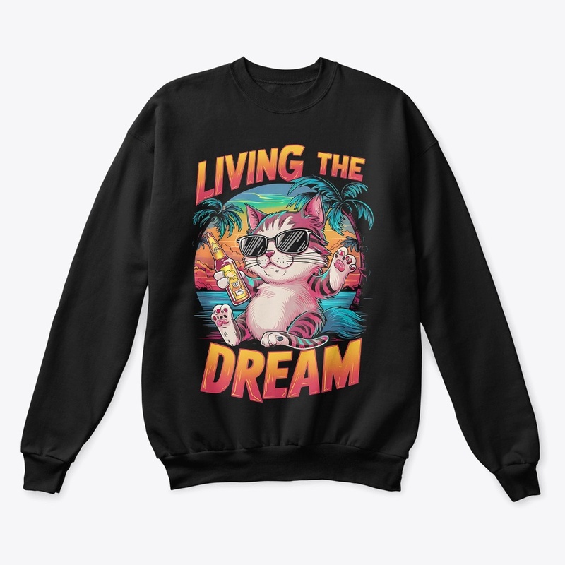 Cat Dream t-shirt design