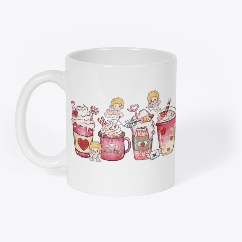 Retro Coffee & Love – Valentine Gift 