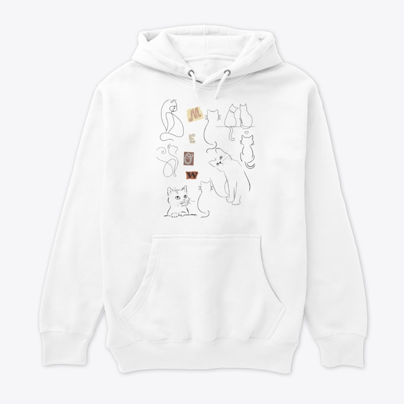 Meow Shirt, Cat Tee, Animal Lover Tee