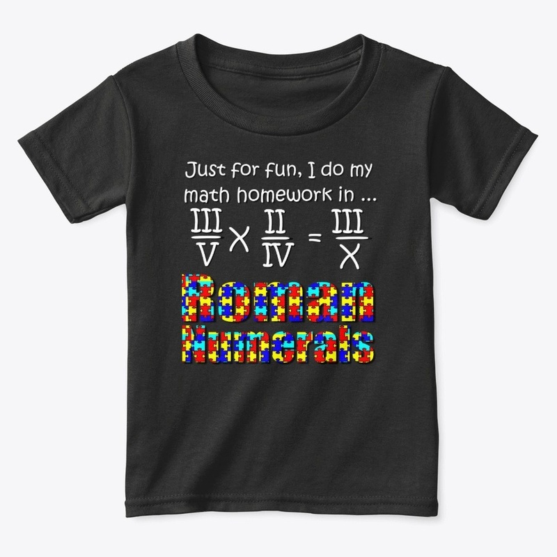 Just for fun I do my math Roman Numerals