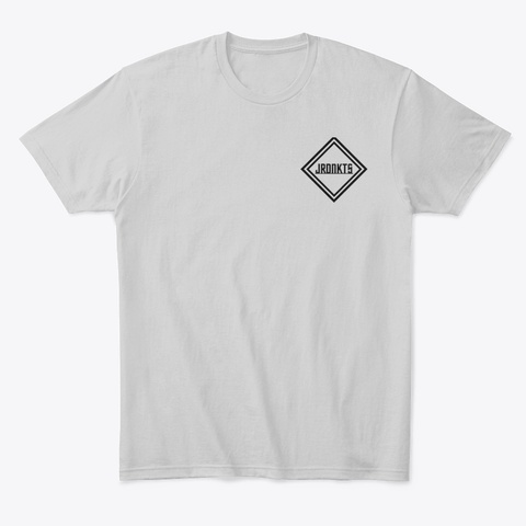 Classic Tee Design Light Heather Grey  T-Shirt Front