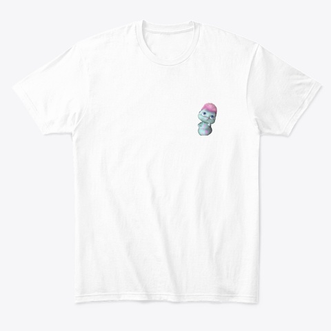 Bibble White T-Shirt Front