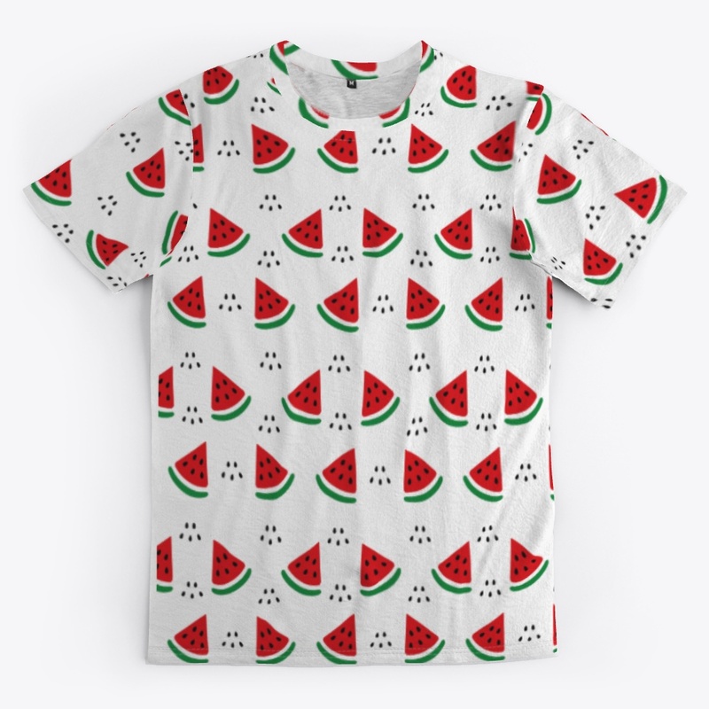  Water Melon Fruit Seamless Pattern