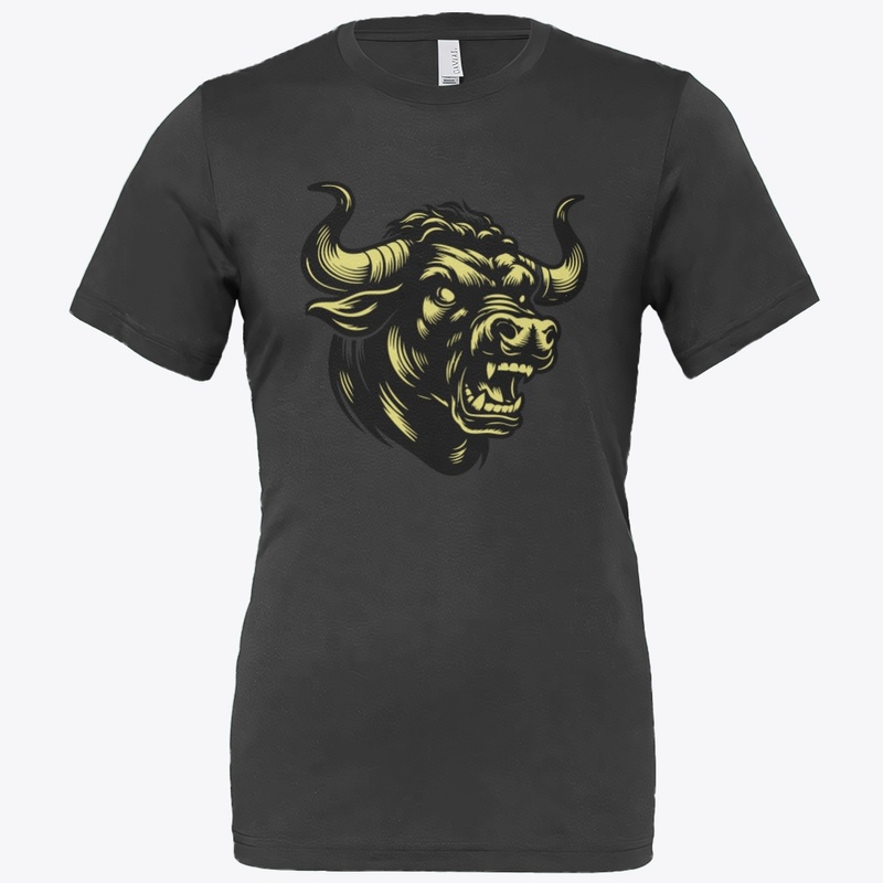 Rustic and Fierce Cow Graphic