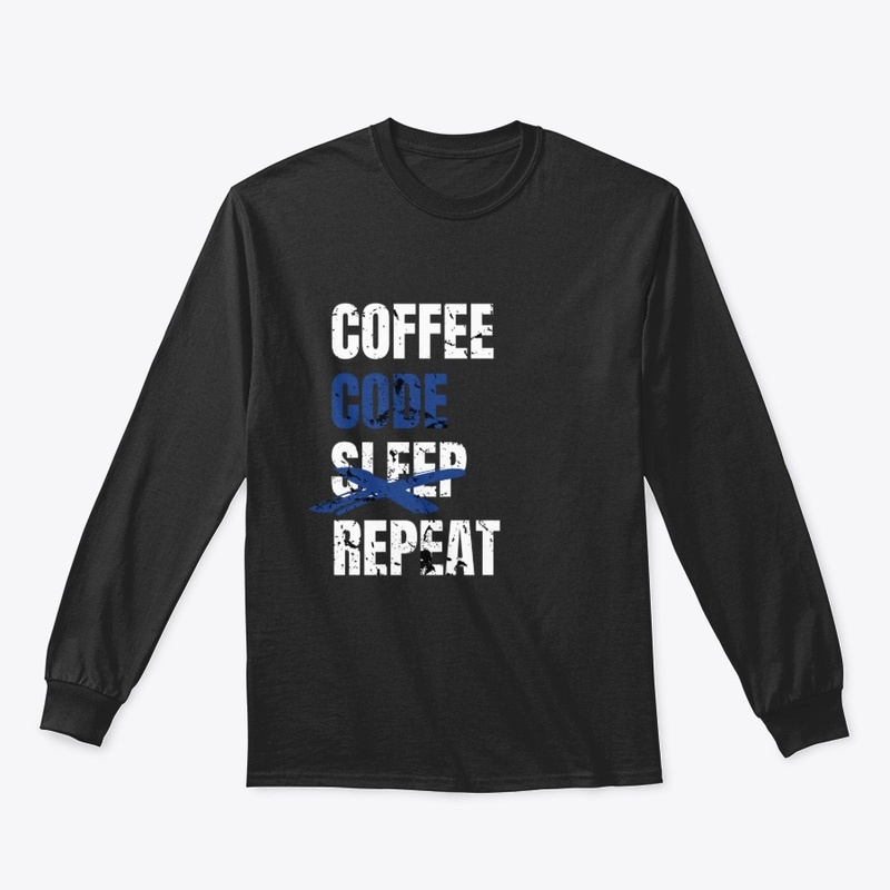 Coffee Code Sleep Repeat Design Gift