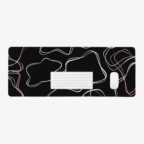Mouse Pad White T-Shirt Lifestyle