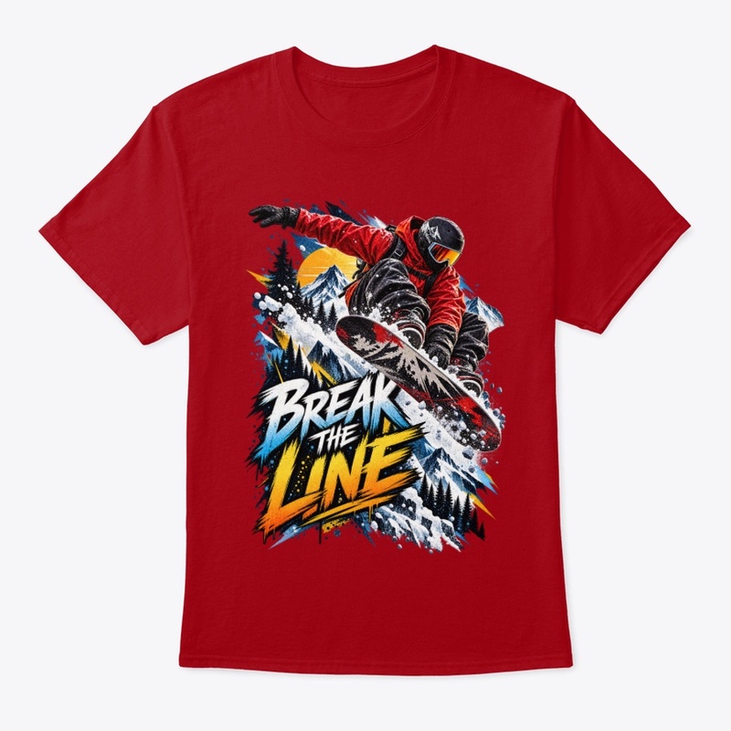 Snowboard Mountain Jump T-Shirt