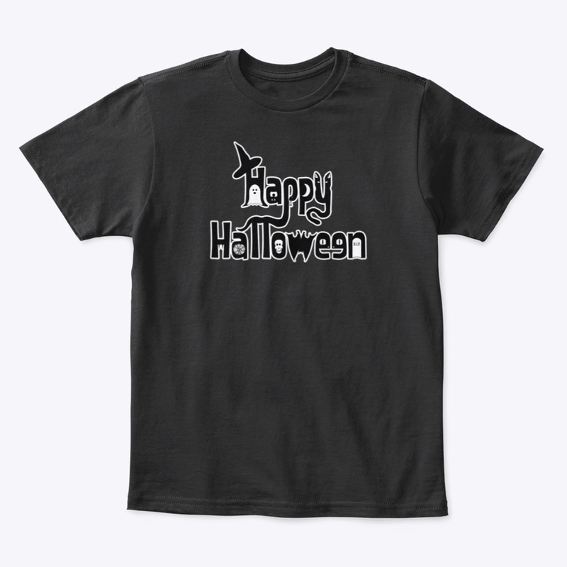 Halloween spirit in black