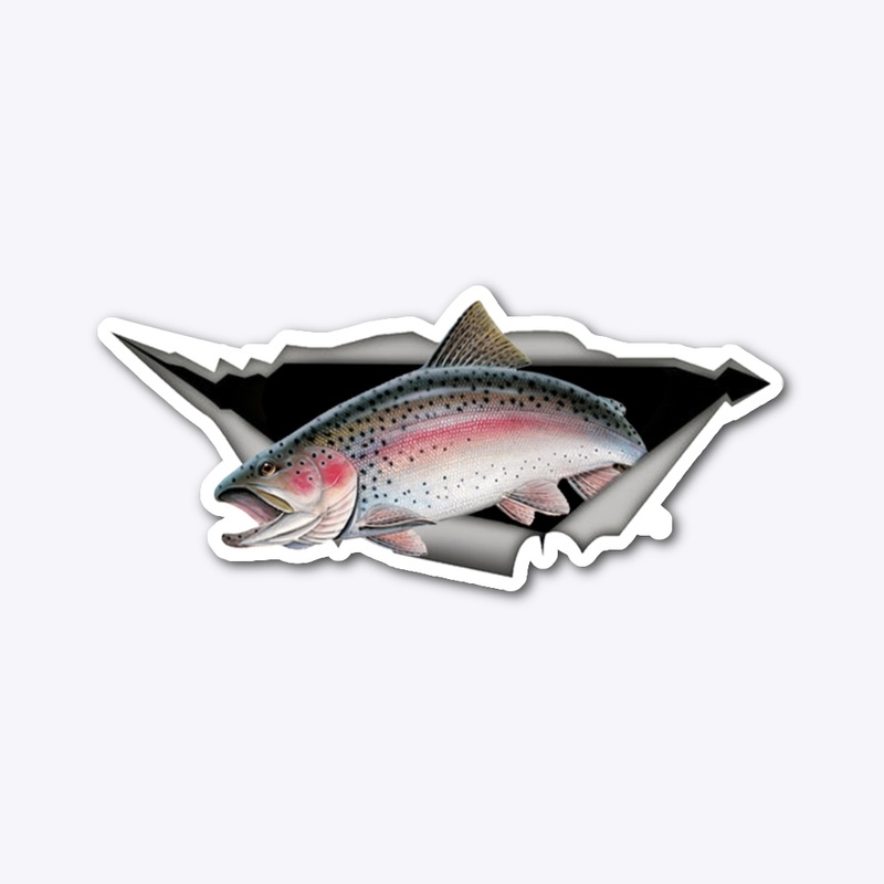 Trout Sticker