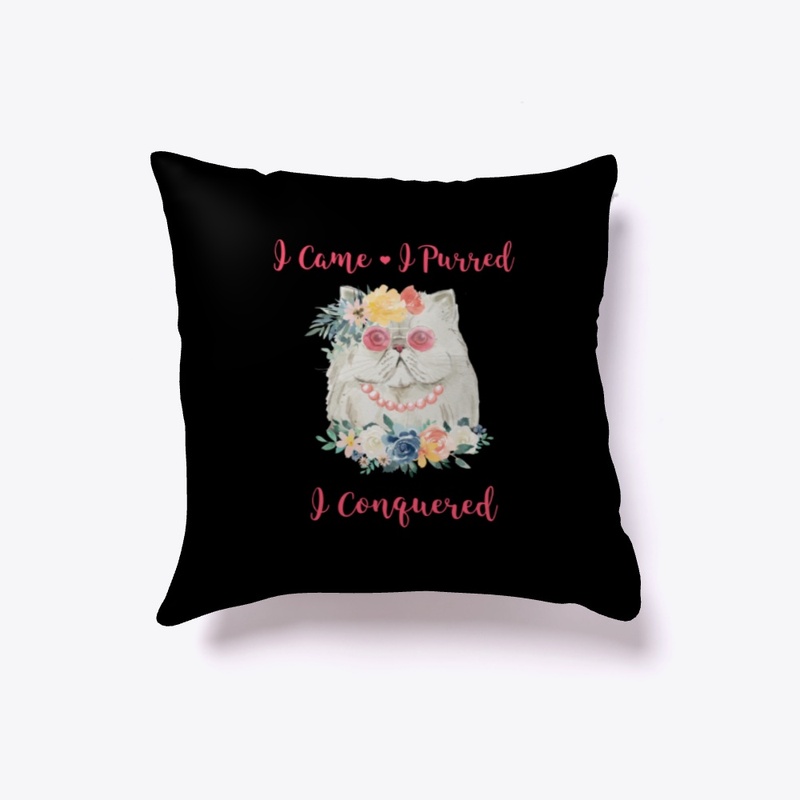 Came Purred Conquered Design | Cat Tee