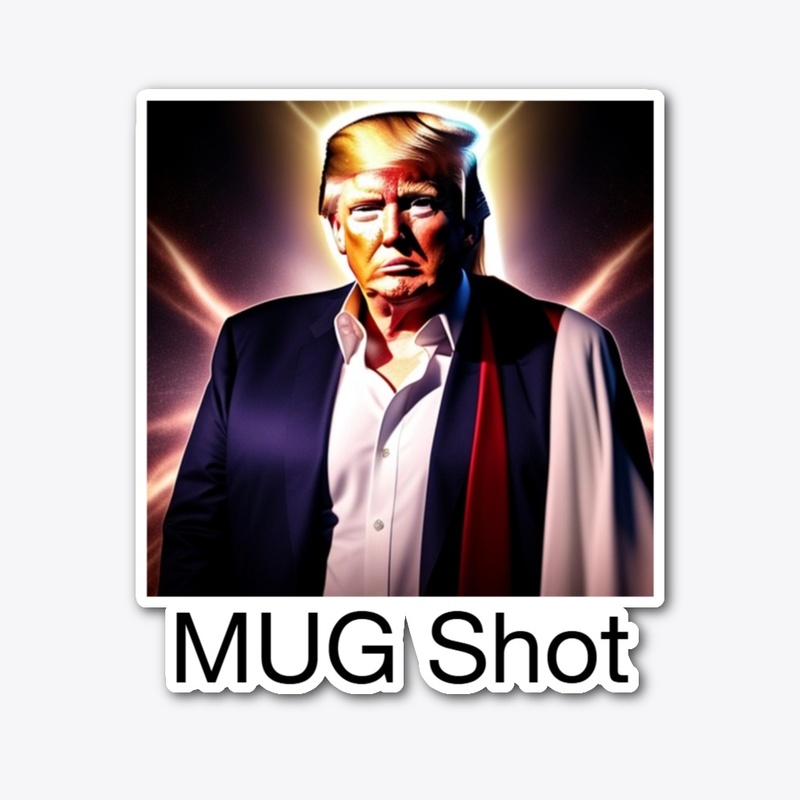 Mug Shot 4 Die Cut Sticker