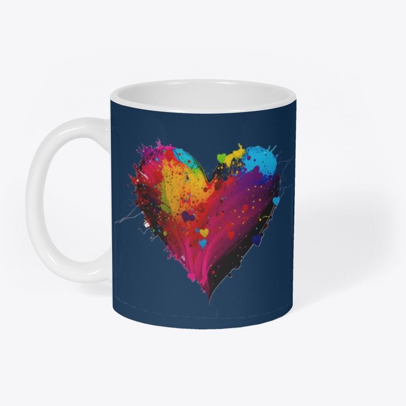 Heart shape design tshirts 