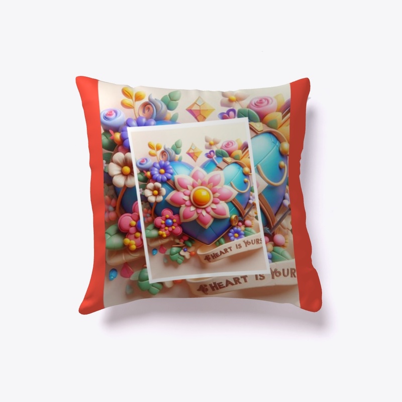  "Blooming Love Tee: Heart is Yours"