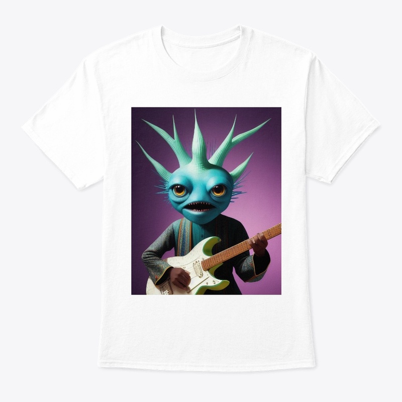 Very Strange Creature Jamming on Guitar