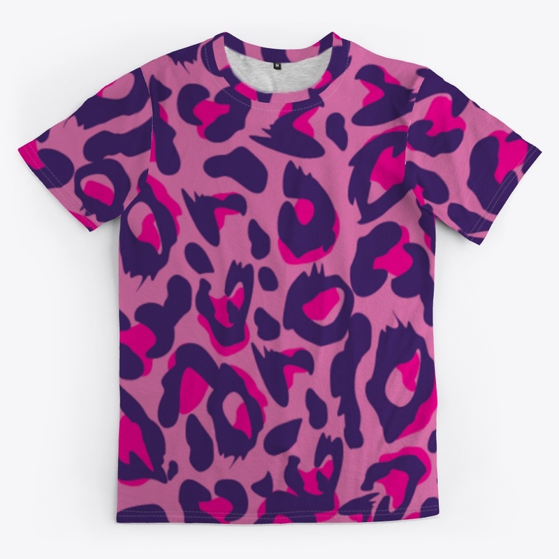 Pink Cheetah Purple Spots