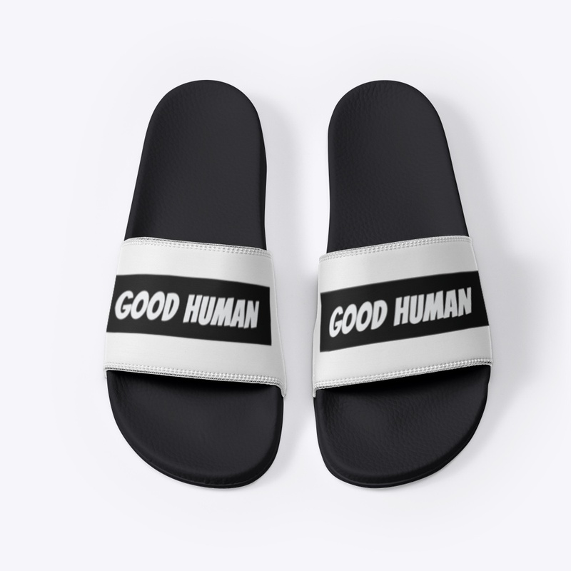GOOD HUMAN SLIDES | BLK LOGO